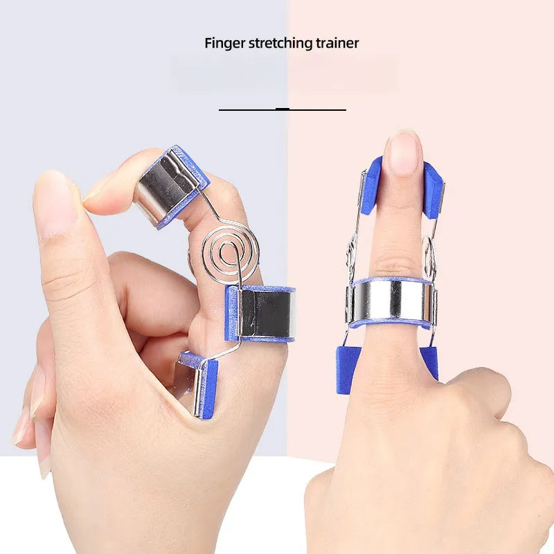 Spring Finger Splint Rehabilitation Straighten Training Easily Wear Adjustment Extension Assist for Finger Sprain