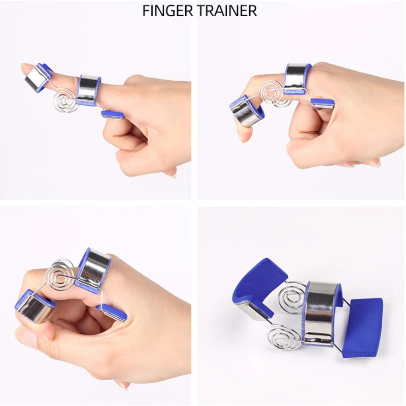 Spring Finger Splint Rehabilitation Straighten Training Easily Wear Adjustment Extension Assist for Finger Sprain