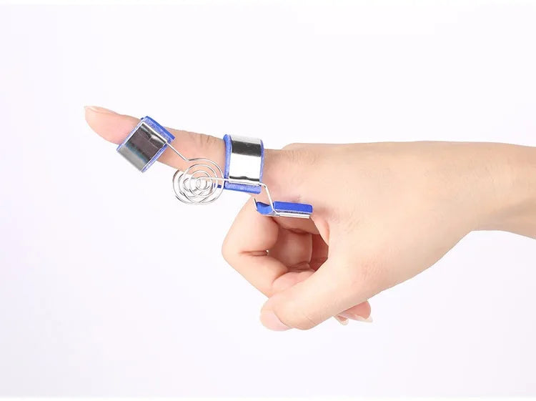 Spring Finger Splint Rehabilitation Straighten Training Easily Wear Adjustment Extension Assist for Finger Sprain