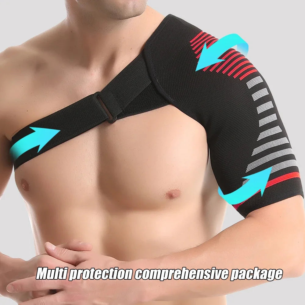 Ombreira Ortopédica de Compressão com Tecnologia PowerKnit | Suporte para Lesões da Coifa dos Rotadores, Estabilidade e Recuperação do Ombro