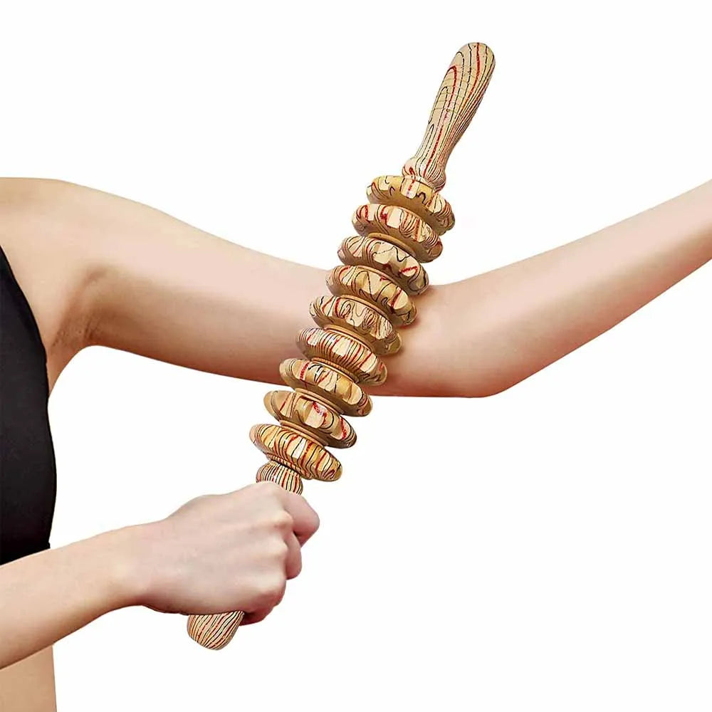 Massageador Corporal em Madeira Natural