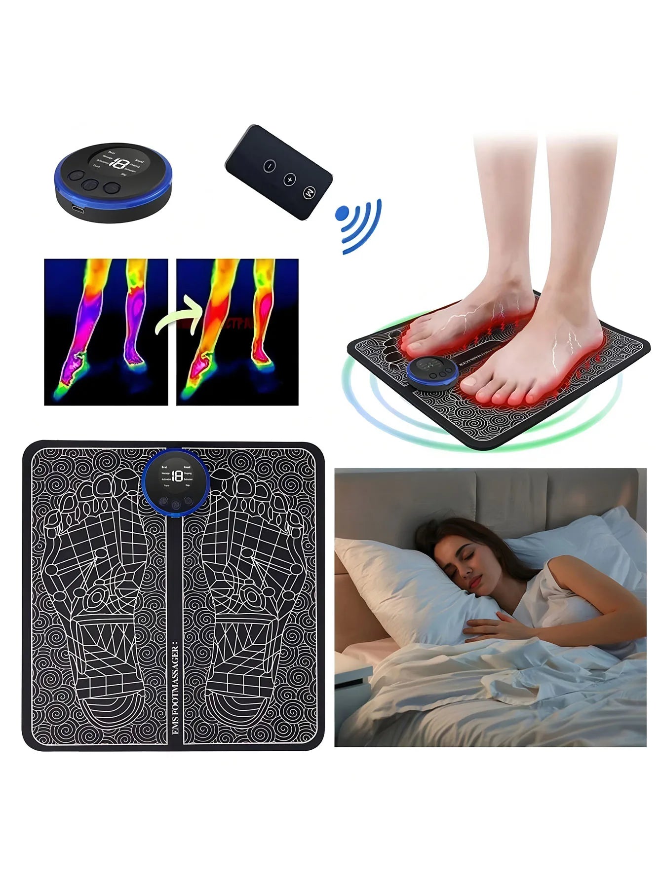 Massageador Elétrico para Relaxamento Muscular AXH