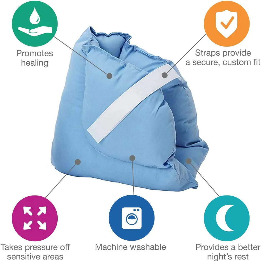 Almofada Ortopédica Ajustável para Calcanhar e Tornozelo | Suporte Ergonómico, Amortecimento e Proteção Diária