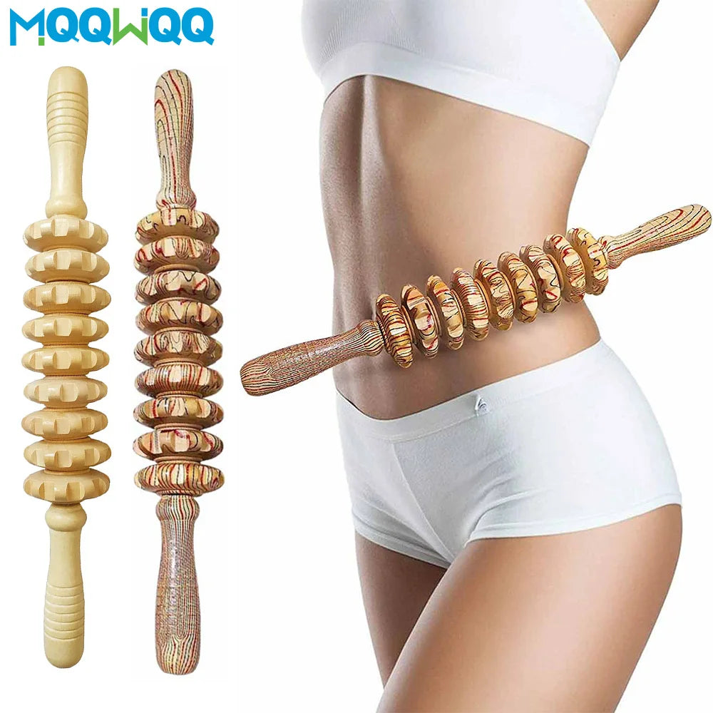 Massageador Corporal em Madeira Natural