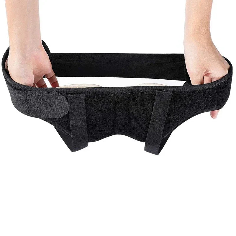 Cinto Ortopédico para Hérnia Inguinal com Compressão Ajustável | Conforto para Homem e Mulher