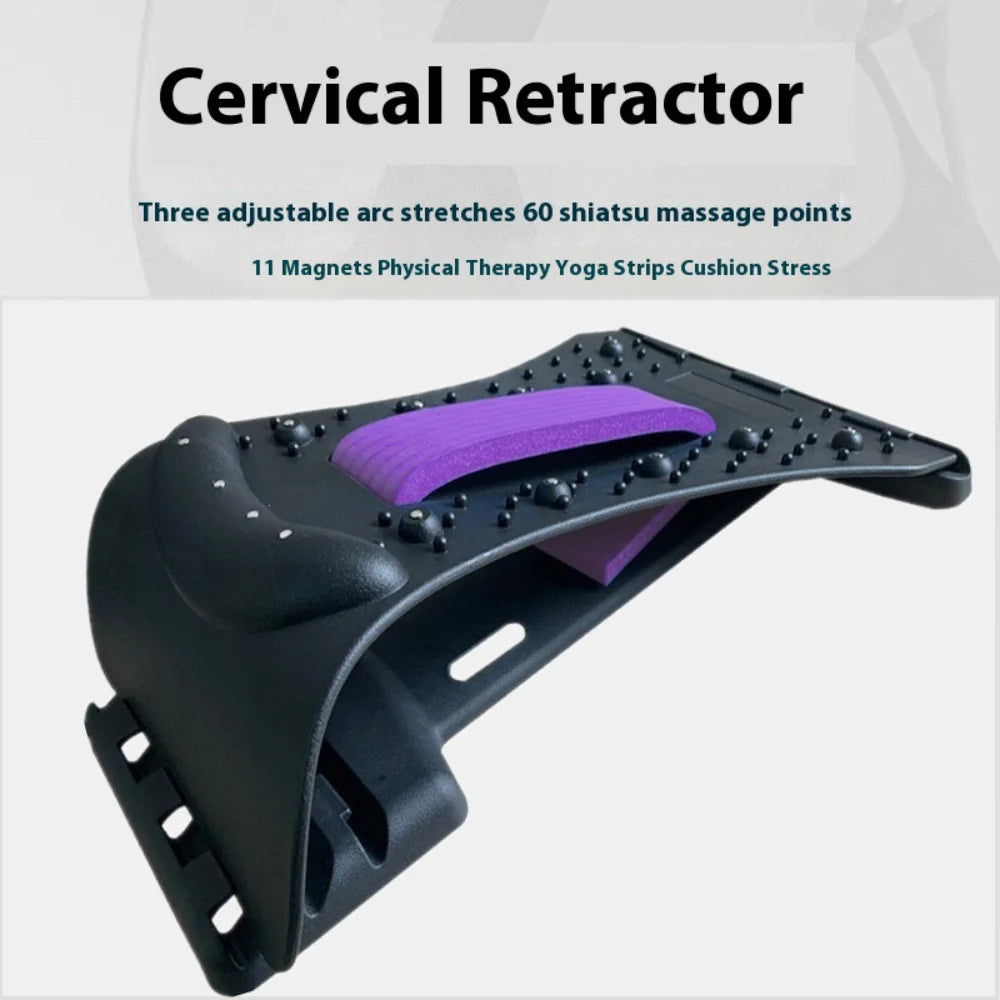Corretor da coluna cervical, alongador lombar