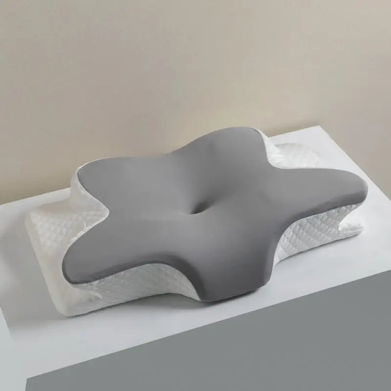 Almofada Cervical de Memória em Borboleta | Retorno Lento e Suporte Cervical para Dormir