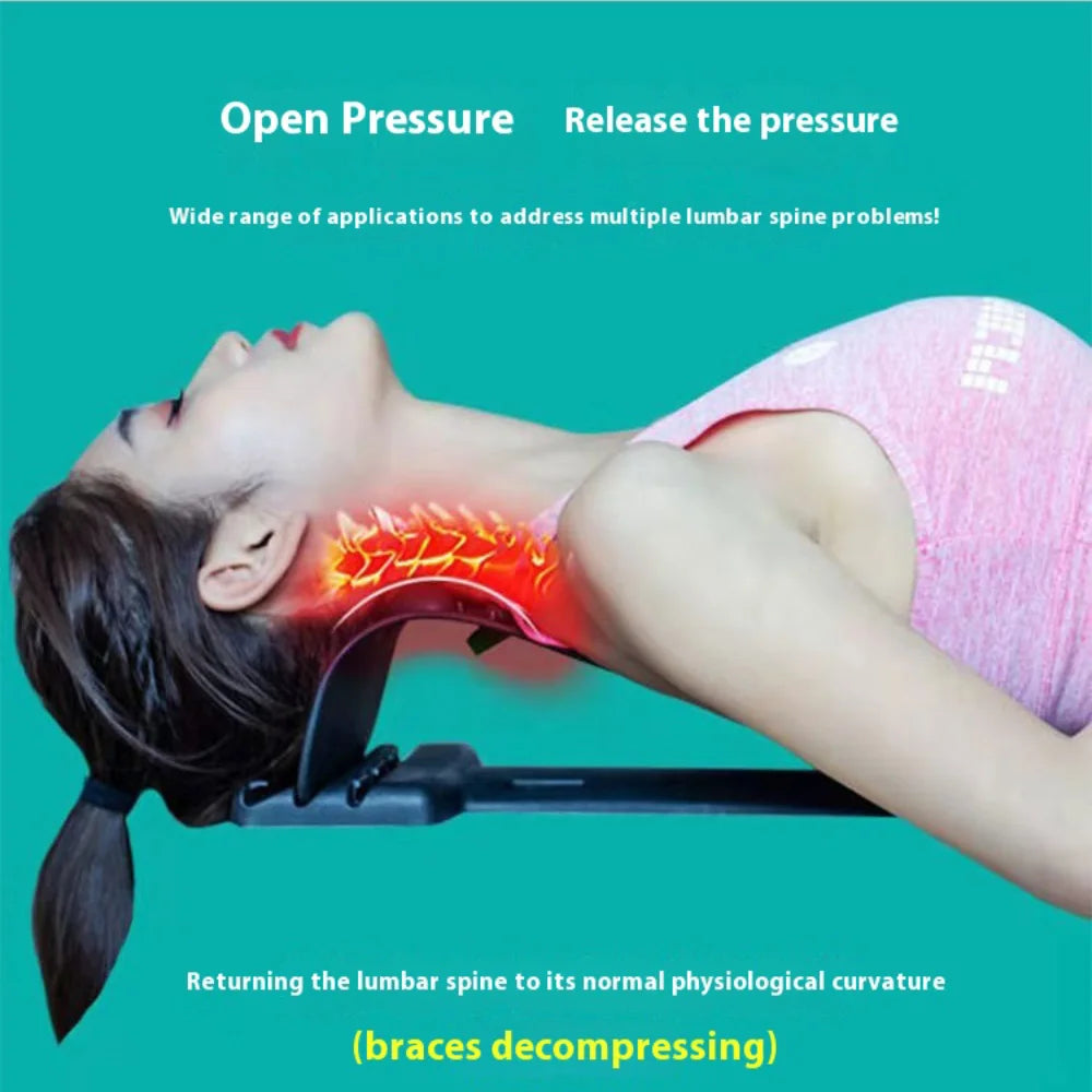 Corretor da coluna cervical, alongador lombar