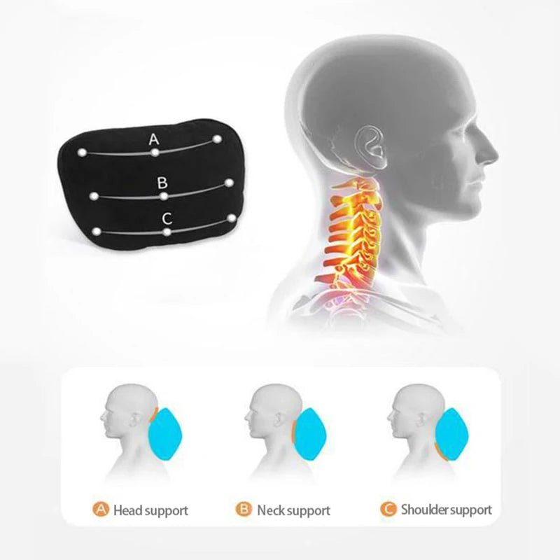 Almofada de Apoio Cervical e Lombar com Acabamento Premium para Tesla