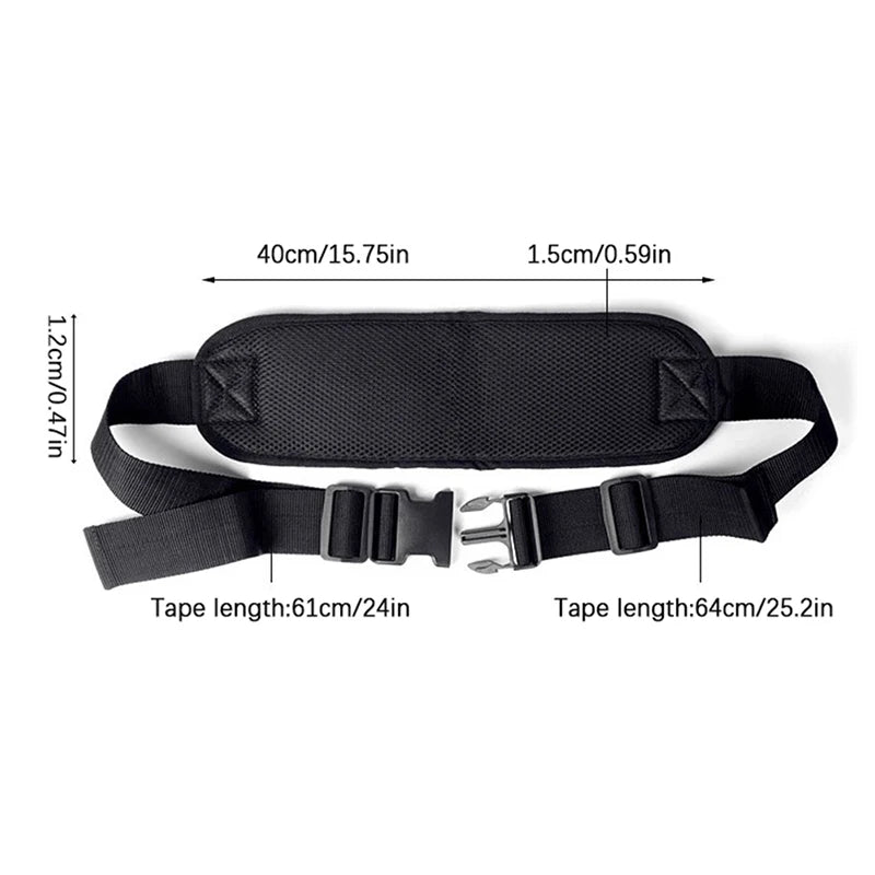 Adjustable Wheelchair Seat Belt Thicken Breathable Comfortable Cushion Straps Elderly Patients Safety Harness Braces Supports