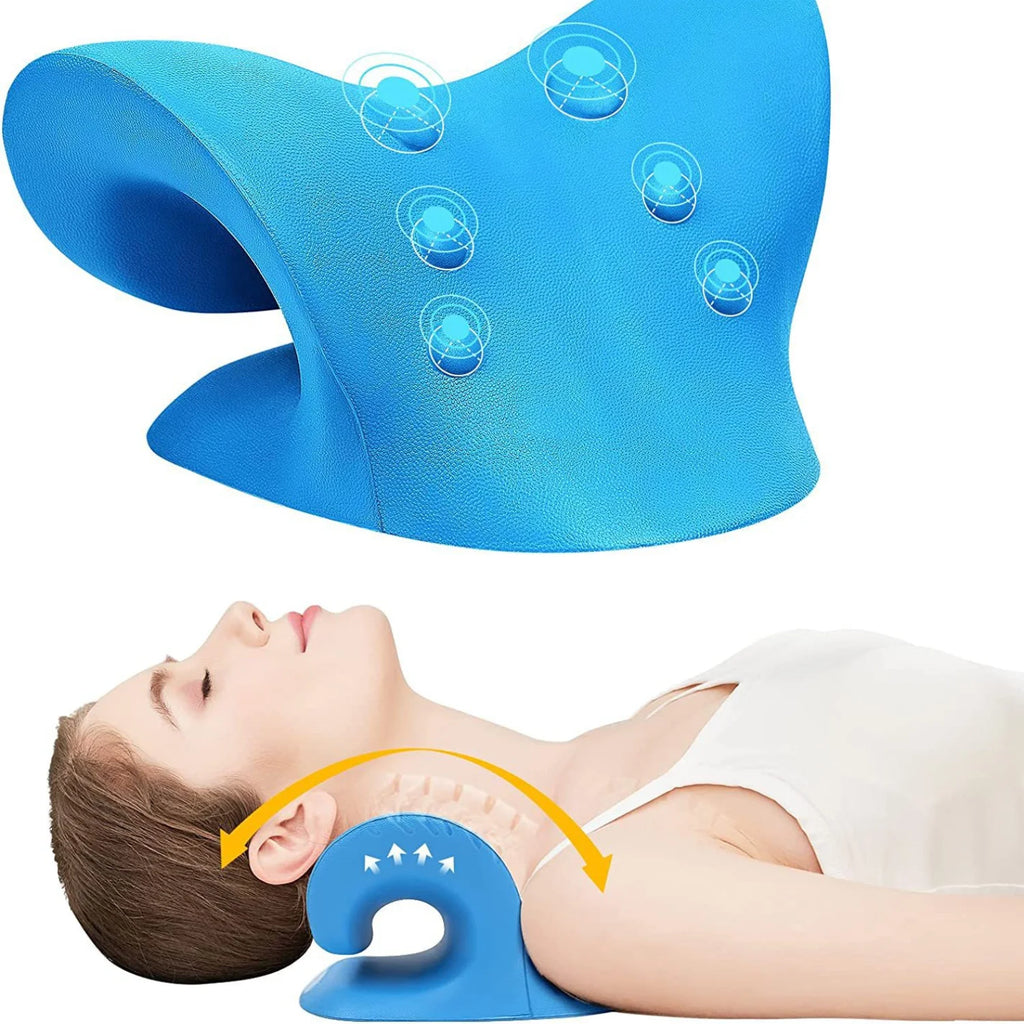 Dispositivo de Alongamento e Relaxamento Cervical | Alívio da Dor e Alinhamento da Coluna