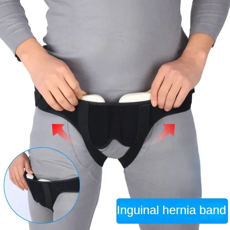 Cinto Ortopédico para Hérnia Inguinal com Compressão Ajustável | Conforto para Homem e Mulher
