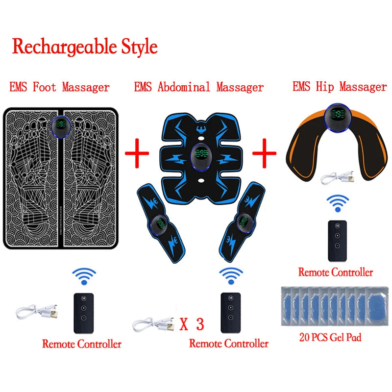 Massageador Digital para Pés com Controlo Remoto