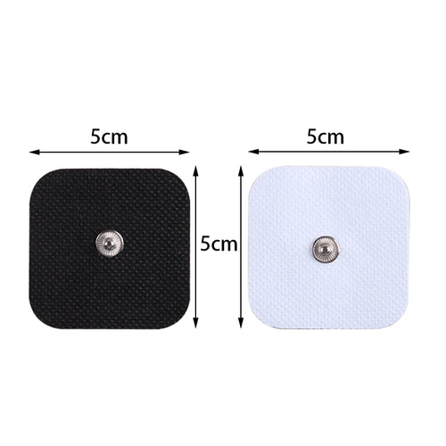 Almofadas Adesivas Reutilizáveis 5 × 5 cm para Eletroestimulação TENS/EMS