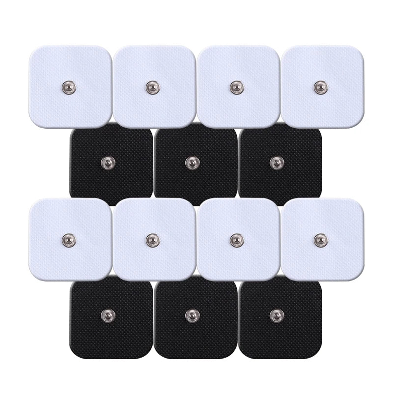 Eletrodos adesivos reutilizáveis de 5*5cm para máquina TENS, EMS