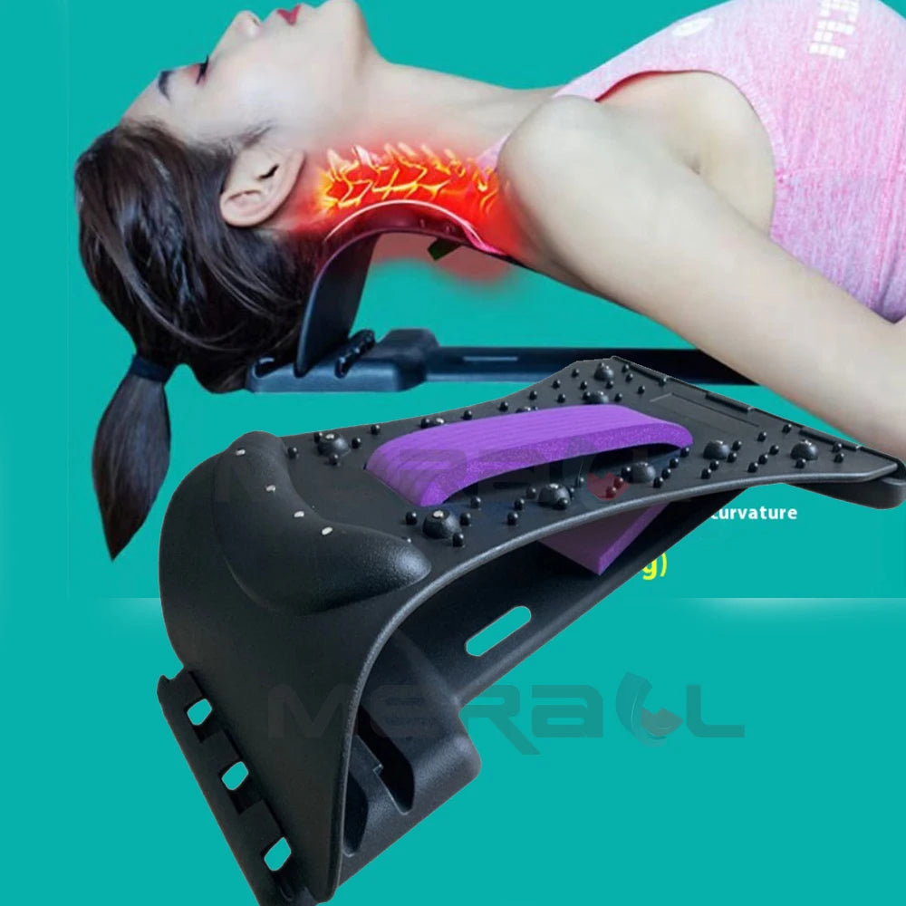 Corretor da coluna cervical, alongador lombar
