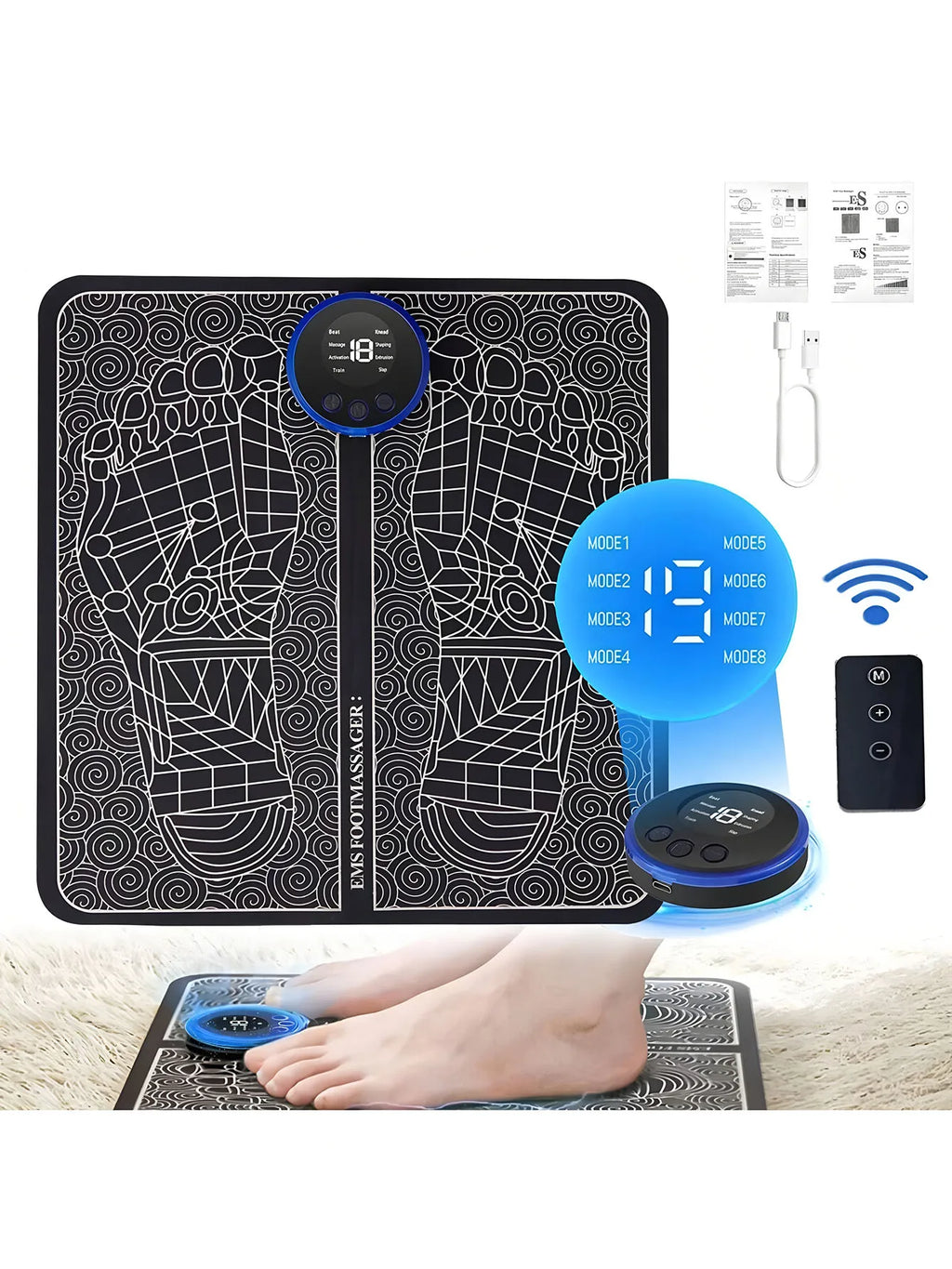 Massageador Elétrico para Relaxamento Muscular AXH