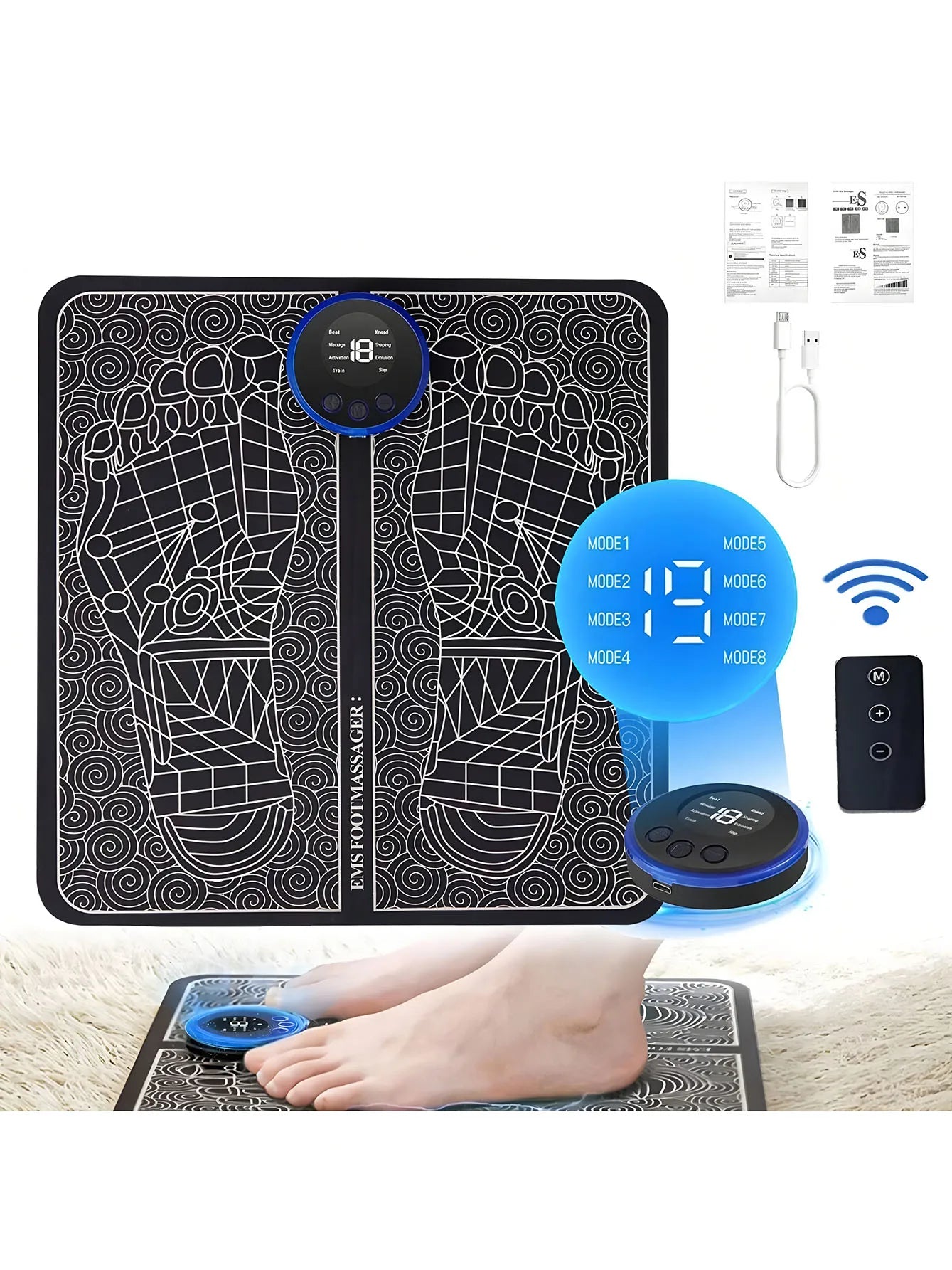 Massageador Elétrico para Relaxamento Muscular AXH