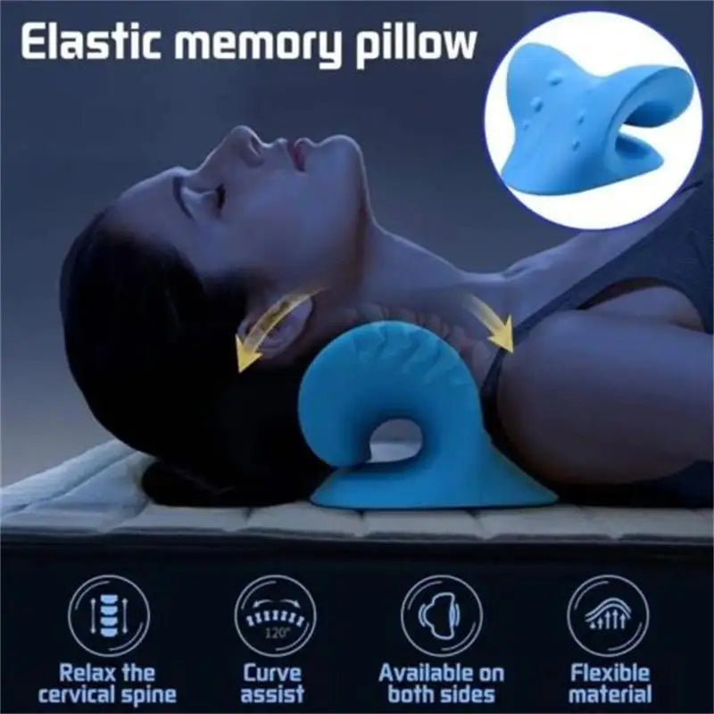 Dispositivo de Tração Cervical e Relaxamento do Pescoço e Ombros | Alívio da Dor