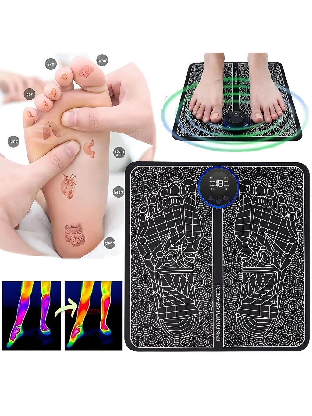 Massageador Elétrico para Relaxamento Muscular AXH