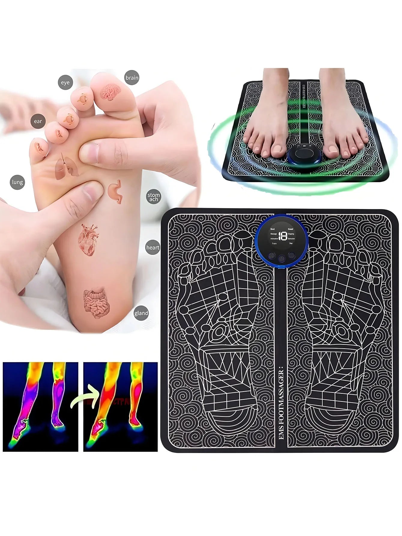 Massageador Elétrico para Relaxamento Muscular AXH