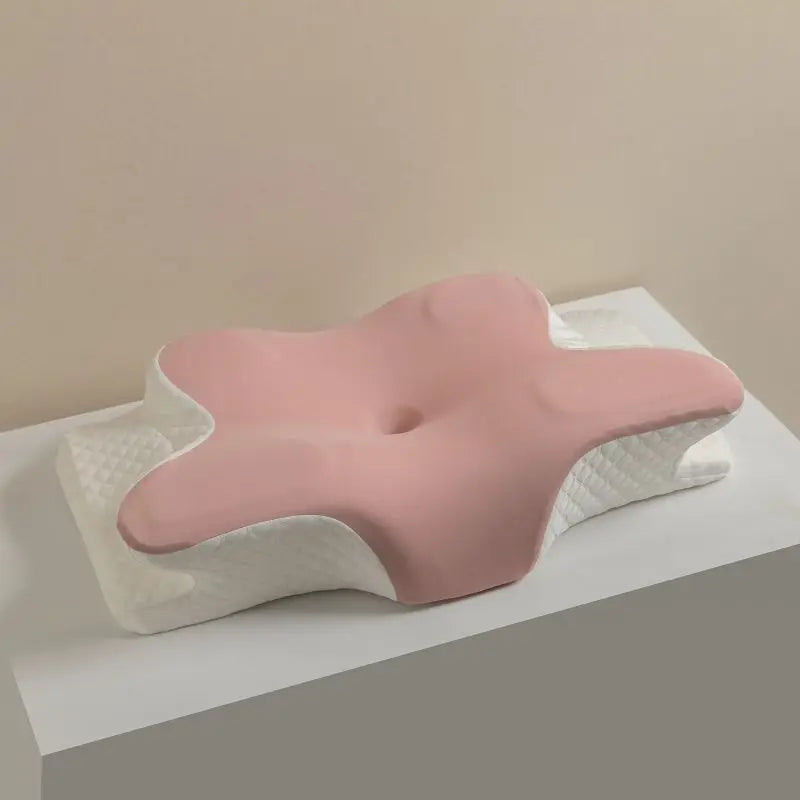 Almofada Cervical de Memória em Borboleta | Retorno Lento e Suporte Cervical para Dormir