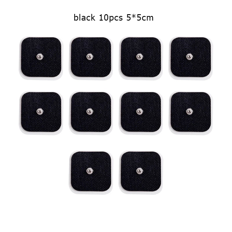 Eletrodos adesivos reutilizáveis de 5*5cm para máquina TENS, EMS