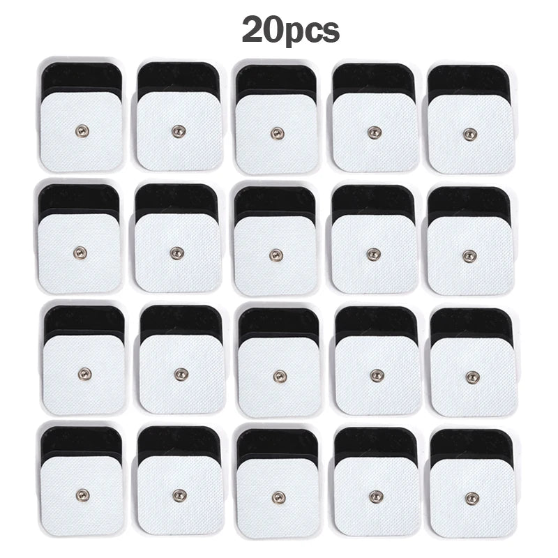 Eletrodos adesivos reutilizáveis de 5*5cm para máquina TENS, EMS