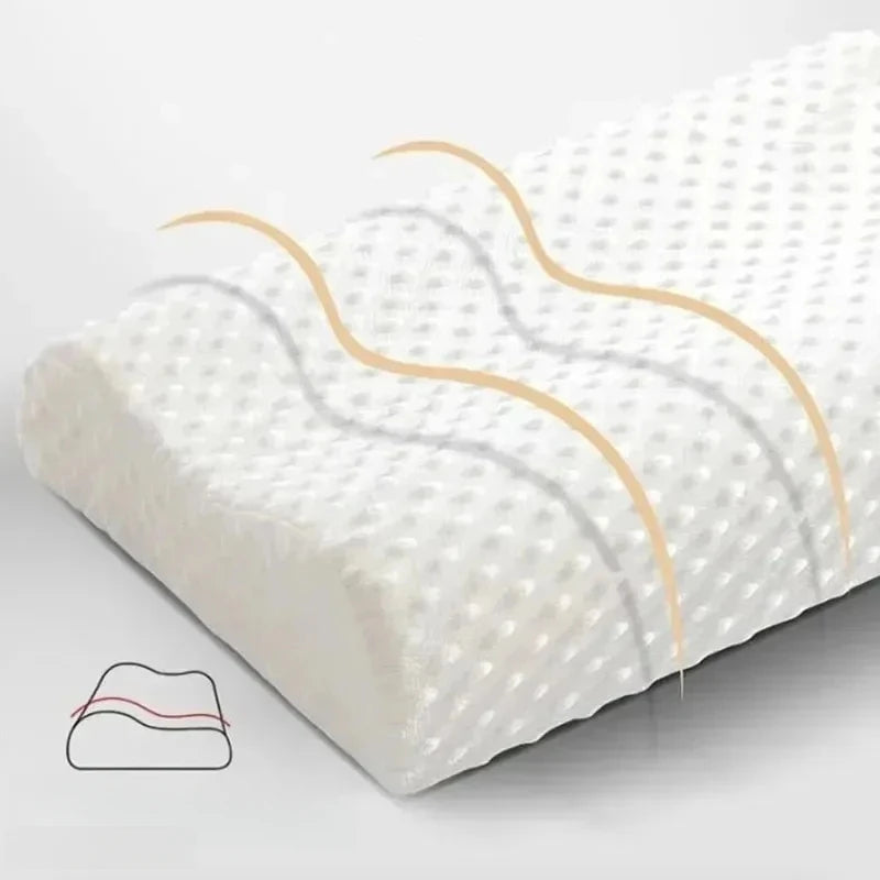 Almofada de Espuma de Memória Ajustável | Suporte Ortopédico para Pescoço e Ombros