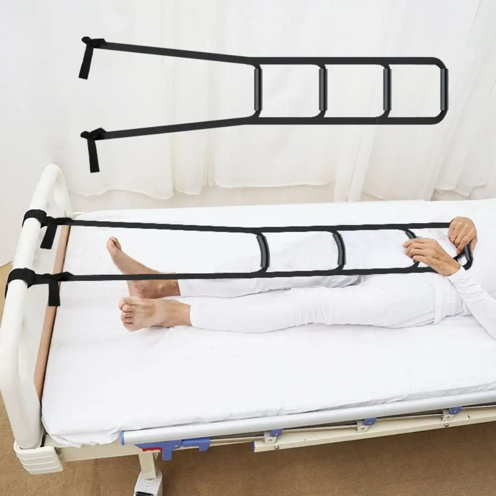 Correia de Apoio para Levantar da Cama com Pegas Ergonómicas | Auxílio de Mobilidade para Idosos e Reabilitação