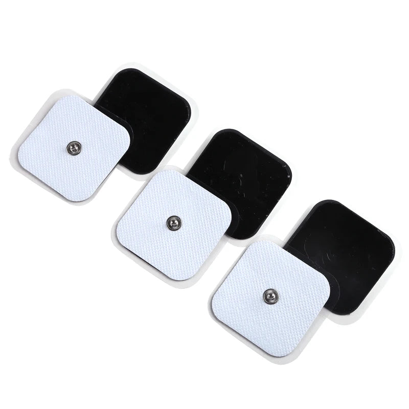 Eletrodos adesivos reutilizáveis de 5*5cm para máquina TENS, EMS