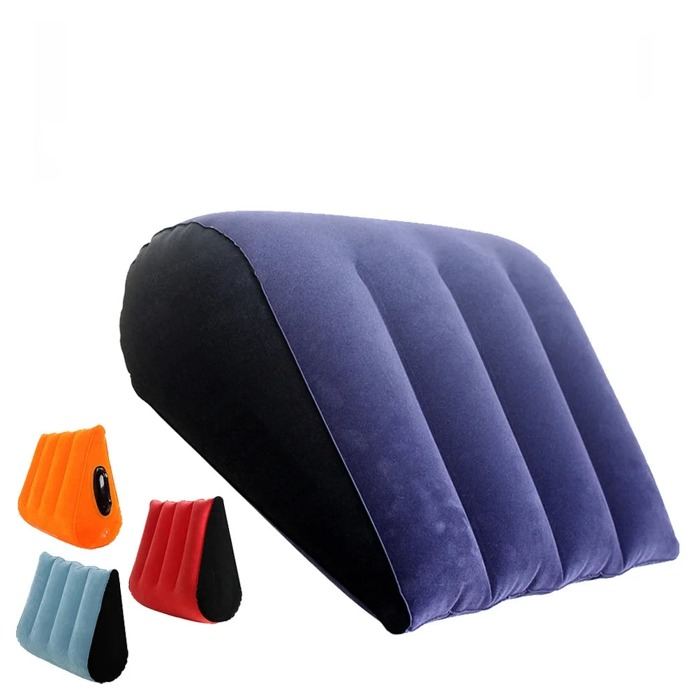 Multifunctional Pillow Toughage Inflatable Cushion Positions Support Air Cushion Triangular Pillow Exotic Night Bed Game Cushion