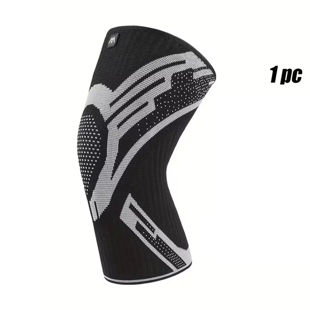 Joelheira de Compressão Premium com Suporte Articular e Estabilização Desportiva