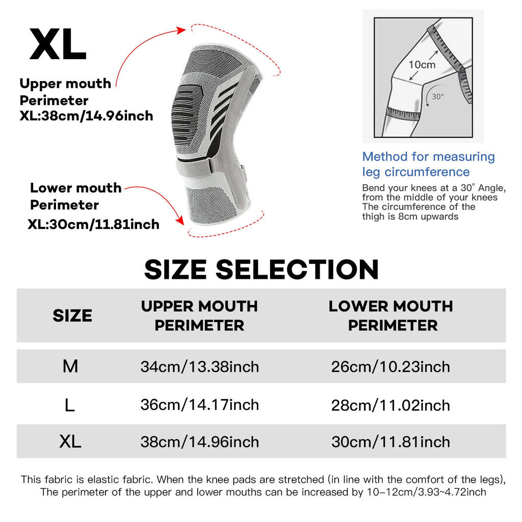 1PCS Knee Brace Support Straps Knee Compression Sleeves for Men & Women Meniscus Tear Arthritis Sports Joint Pain Relief
