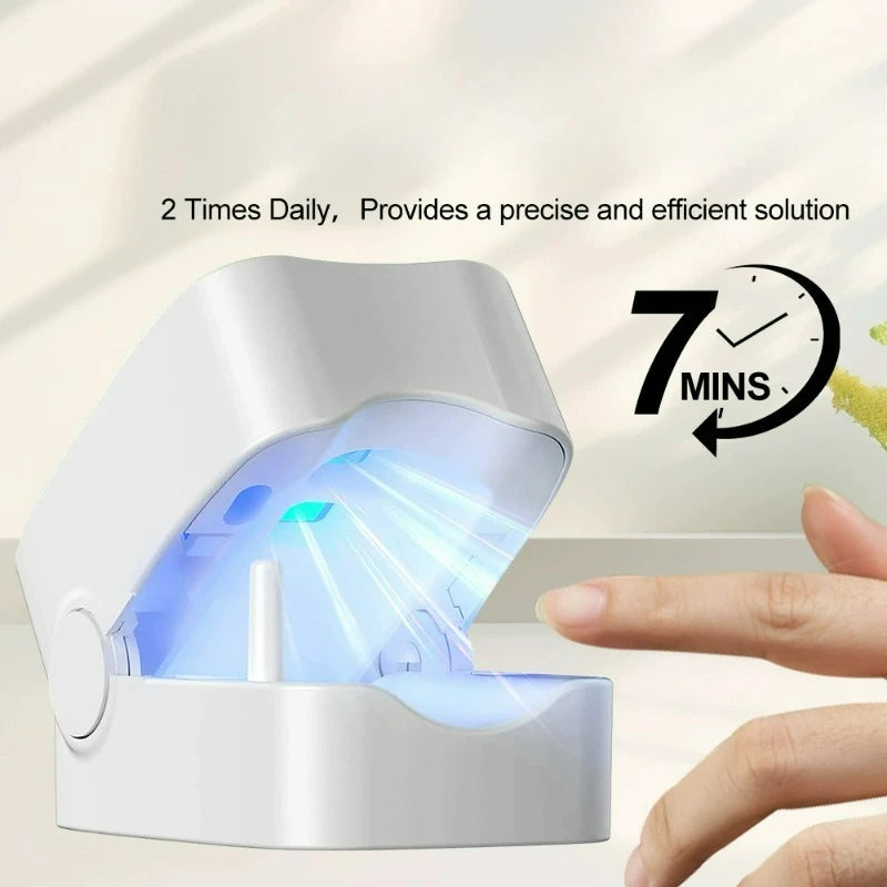 Aparelho de luz para limpeza de fungos nas unhas