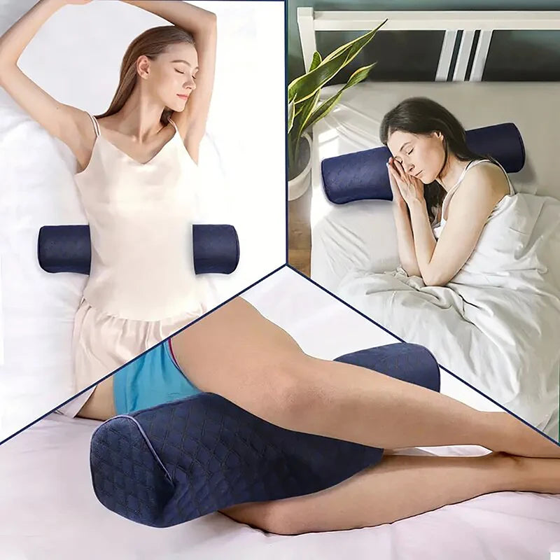 Almofada Cervical com Massageador para Alívio do Desconforto no Pescoço