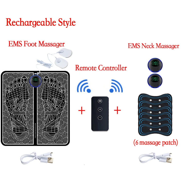 Massageador Digital para Pés com Controlo Remoto
