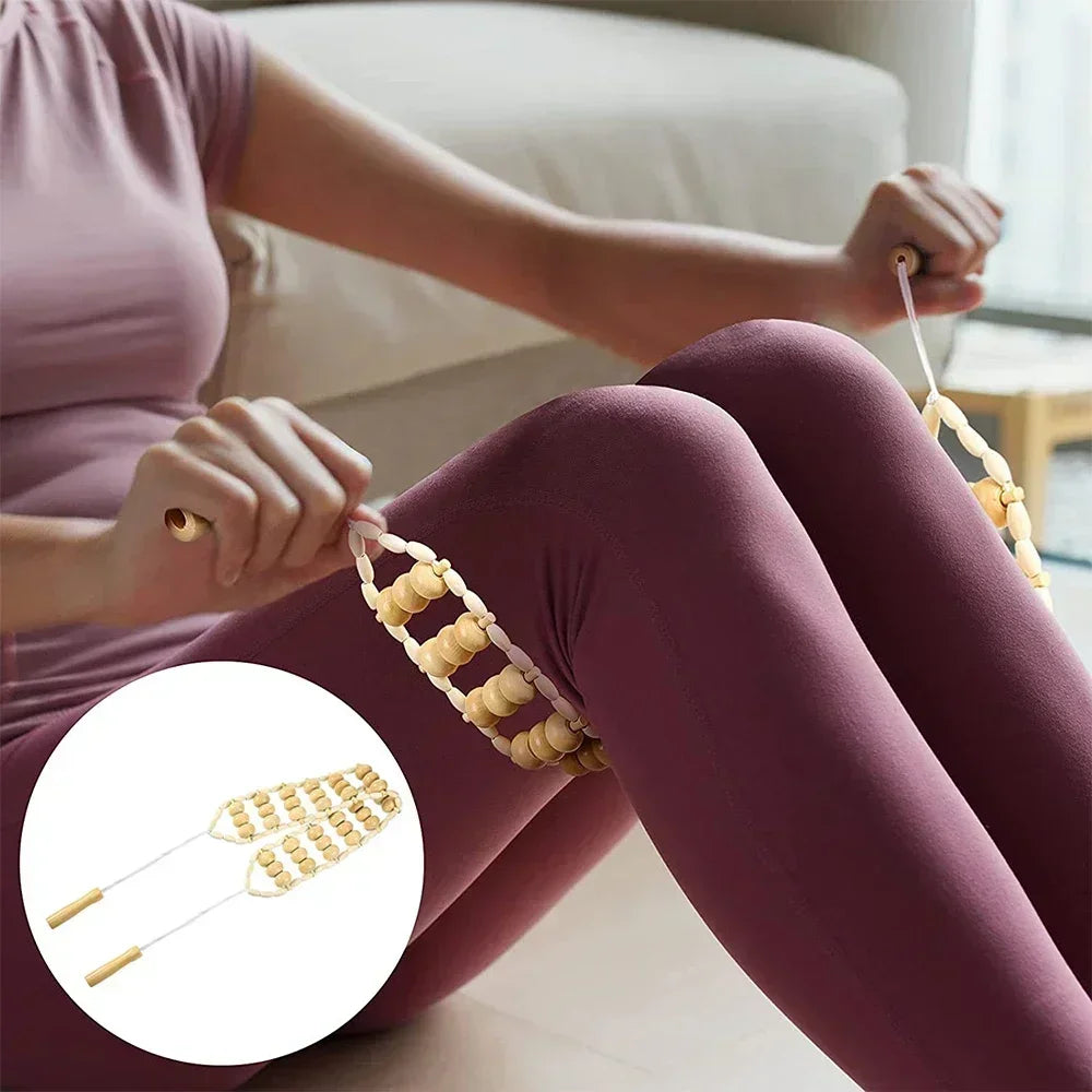 Ferramenta Profissional de Massagem em Madeira