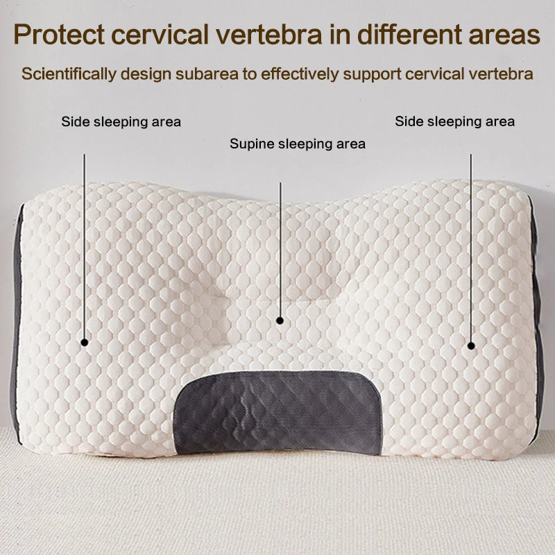 Almofada Cervical Ortopédica com Fibra de Soja | Massagem SPA e Proteção do Pescoço