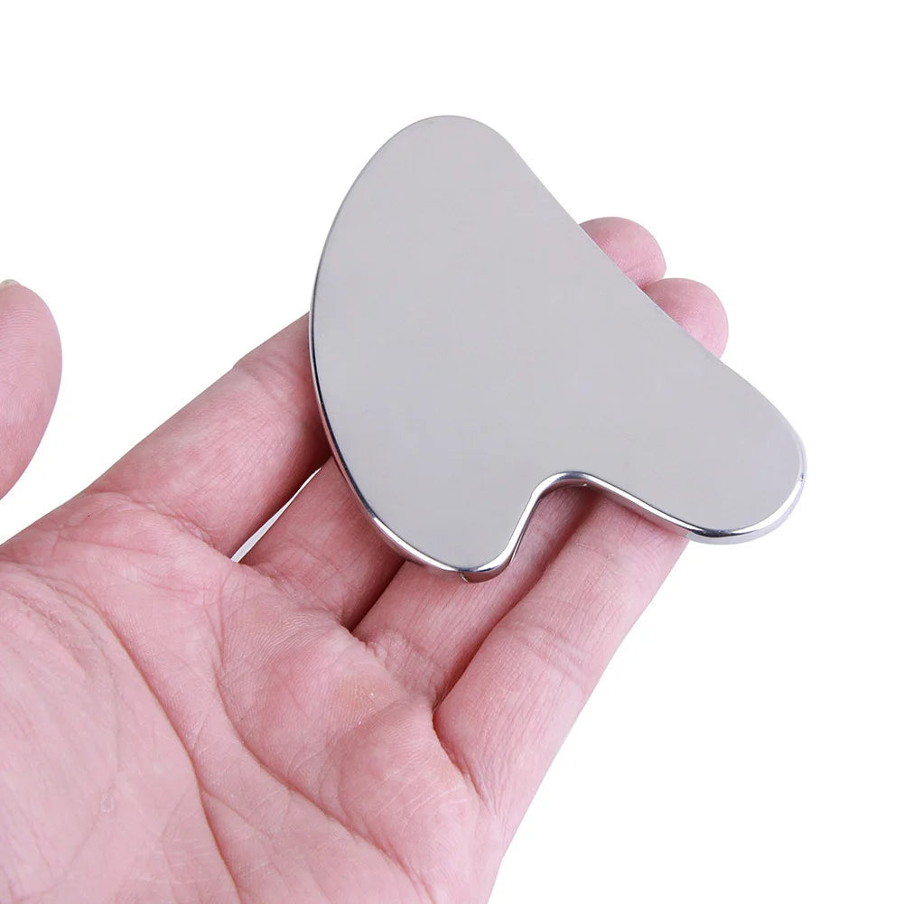 Raspador de Aço Inoxidável para Massagem Facial