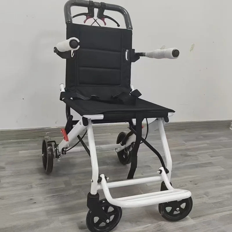 Cadeira de Rodas Leve e Dobrável | Mobilidade Manual para Pessoas com Mobilidade Reduzida