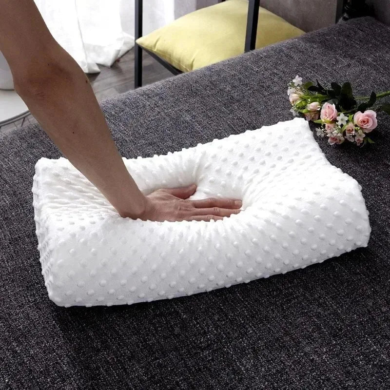Almofada de Espuma de Memória Ajustável | Suporte Ortopédico para Pescoço e Ombros