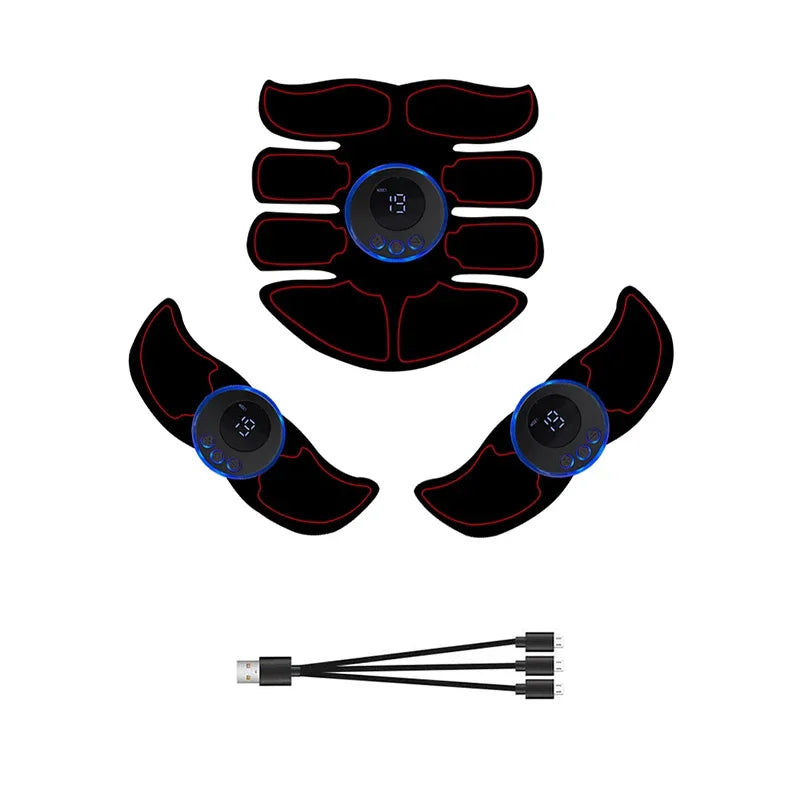 Massageador EMS elétrico recarregável via USB para alívio da dor