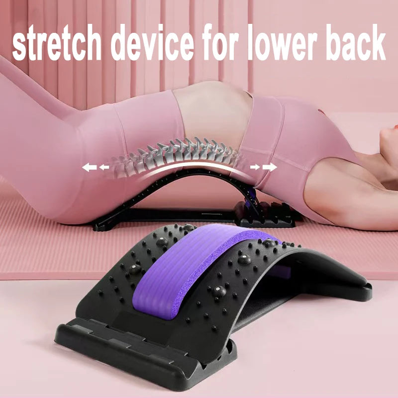 Alongador Lombar Ergonómico para Descompressão da Coluna e Alívio da Tensão Muscular