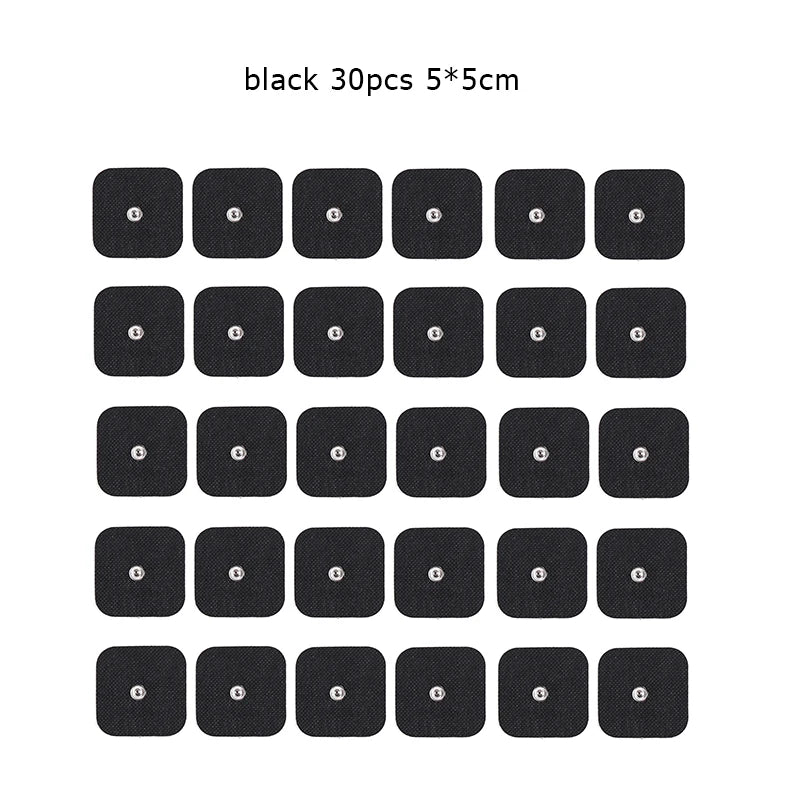Eletrodos adesivos reutilizáveis de 5*5cm para máquina TENS, EMS