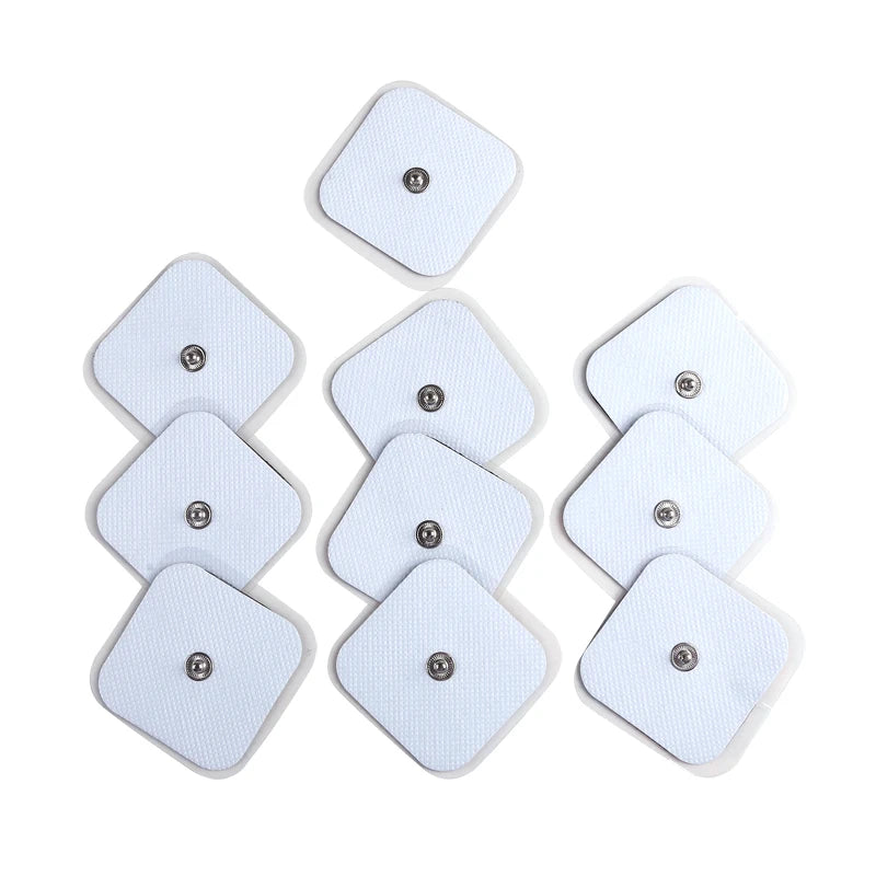 Eletrodos adesivos reutilizáveis de 5*5cm para máquina TENS, EMS