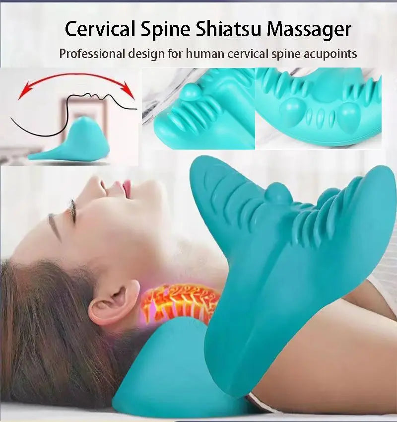 Dispositivo de Alongamento e Relaxamento Cervical | Alívio da Dor e Alinhamento da Coluna