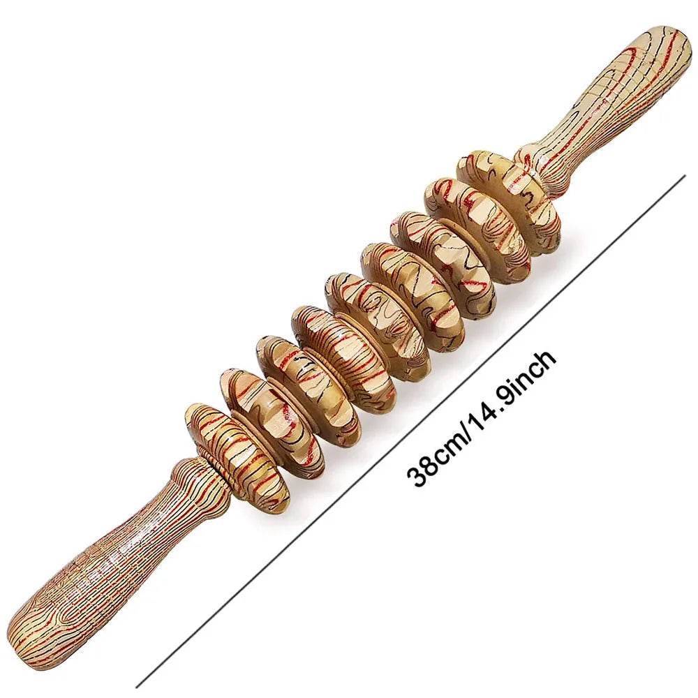 Massageador Corporal em Madeira Natural