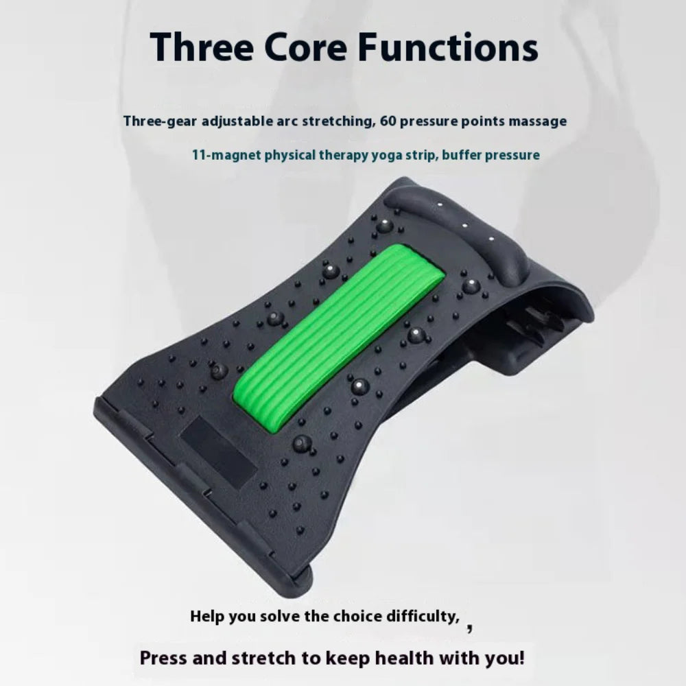 Corretor da coluna cervical, alongador lombar