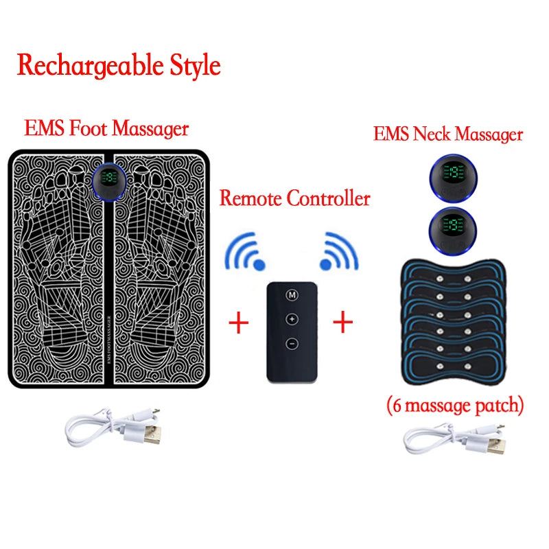 Massageador Digital para Pés com Controlo Remoto